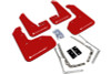 Rally Armor 2015-2016 VW Golf R UR Red Mud Flap w/ White Logo
