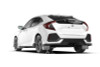 Rally Armor 17-19 Civic Sport Touring & Hatch Only UR White Mud Flap w/ Black Logo