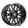 Mayhem 8107 Cogent Black Wheel 20x9 | 8x165.1 BC (8x6.5) | +0 Offset - fits Ram 2500 1994-2026, Ram 3500 SRW 1994-2026, Chevrolet Silverado 2500 (pre-2011), Chevrolet Silverado 3500 (pre-2011), GMC Sierra 2500 (pre-2011), and 6 more