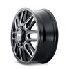 Mayhem 8107D Cogent Dually Black Wheel 20x8.25 | 8x200 BC | +115 Offset - fits Ford F-350 DRW 2005-2026, Ford F-450 Pickup 2011-2026