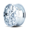 Mayhem 8030 Chaos Chrome Wheel 18x9 | 5x114.3 BC (5x4.5) | +10 Offset - fits Ford Explorer ST 2020-2026, Toyota Tacoma 1995-2004, Toyota 4Runner 1996-2002, Nissan Xterra 1999-2004, Nissan Frontier 1998-2004, and 13 more