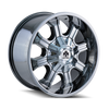 Mayhem 8102 Beast Chrome Wheel 20x9 | 6x135 BC | +18 Offset - fits Ford F-150 2004-2026, Ford F-150 Raptor 2010-2026, Ford Expedition 2003-2026, Lincoln Navigator 2003-2026, Lincoln Mark LT 2006-2014
