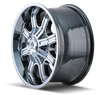 Mayhem 8102 Beast Chrome Wheel 20x9 | 8x180 BC | +18 Offset - fits Chevrolet Silverado 2500HD 2011-2026, Chevrolet Silverado 3500HD SRW 2011-2026, GMC Sierra 2500HD 2011-2026, GMC Sierra 3500HD SRW 2011-2026