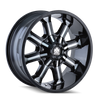 Mayhem 8102 Beast Black Wheel 20x9 | 8x180 BC | +0 Offset - fits Chevrolet Silverado 2500HD 2011-2026, Chevrolet Silverado 3500HD SRW 2011-2026, GMC Sierra 2500HD 2011-2026, GMC Sierra 3500HD SRW 2011-2026