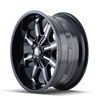 Mayhem 8102 Beast Black Wheel 20x9 | 8x180 BC | +18 Offset - fits Chevrolet Silverado 2500HD 2011-2026, Chevrolet Silverado 3500HD SRW 2011-2026, GMC Sierra 2500HD 2011-2026, GMC Sierra 3500HD SRW 2011-2026