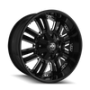Mayhem 8070 Assault Black Wheel 18x9 | 6x135 BC | +18 Offset - fits Ford F-150 2004-2026, Ford F-150 Raptor 2010-2026, Ford Expedition 2003-2026, Lincoln Navigator 2003-2026, Lincoln Mark LT 2006-2014