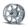 Mayhem 8104 Arsenal Chrome Wheel 18x9 | 6x120 BC | +18 Offset - fits Chevrolet Colorado 2015-2022, GMC Canyon 2015-2022, Cadillac SRX 2009-2016, Cadillac XT5 2017-2022, Cadillac XT6 2020-2022, and 4 more