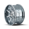 Mayhem 8104 Arsenal Chrome Wheel 20x9 | 8x180 BC | +0 Offset - fits Chevrolet Silverado 2500HD 2011-2026, Chevrolet Silverado 3500HD SRW 2011-2026, GMC Sierra 2500HD 2011-2026, GMC Sierra 3500HD SRW 2011-2026