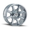 Mayhem 8104 Arsenal Chrome Wheel 22x12 | 8x165.1 BC (8x6.5) | -44 Offset - fits Ram 2500 1994-2026, Ram 3500 SRW 1994-2026, Chevrolet Silverado 2500 (pre-2011), Chevrolet Silverado 3500 (pre-2011), GMC Sierra 2500 (pre-2011), and 6 more