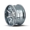 Mayhem 8104 Arsenal Chrome Wheel 22x12 | 8x165.1 BC (8x6.5) | -44 Offset - fits Ram 2500 1994-2026, Ram 3500 SRW 1994-2026, Chevrolet Silverado 2500 (pre-2011), Chevrolet Silverado 3500 (pre-2011), GMC Sierra 2500 (pre-2011), and 6 more