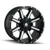 Mayhem 8104 Arsenal Black Wheel 22x12 | 8x180 BC | -44 Offset - fits Chevrolet Silverado 2500HD 2011-2026, Chevrolet Silverado 3500HD SRW 2011-2026, GMC Sierra 2500HD 2011-2026, GMC Sierra 3500HD SRW 2011-2026
