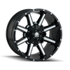 Mayhem 8104 Arsenal 17x9 / 8x165.1 BP / -12mm Offset / 130.8mm Hub Black/Machined Face Wheel