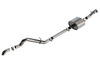 Borla 21-22 Ford Bronco 2.7L 2DR/4DR T-304 Stainless Steel Cat-Back S-Type Exhaust - Brushed