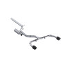 MBRP ARMOR Pro Cat-Back Exhaust, T304 Stainless Steel - 2022-2025 Volkswagen Golf GTI (MK8) 2.0L - S46173CF