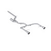 MBRP ARMOR Pro Cat-Back Exhaust, T304 Stainless Steel - 2022-2023 Volkswagen Jetta GLI 2.0L - S4615304