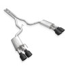 Stainless Works 2020-2022 Ford GT500 Legend Catback H-Pipe Exhaust Factory Connect - Black Tips