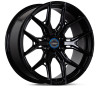 Vossen HF6-4 Gloss Black Wheel 22x9.5 | 6x139.7 BC (HF64-2G20) - fits Chevrolet Silverado 1500 1999-2026, GMC Sierra 1500 1999-2026, Cadillac Escalade 1999-2026, Ram 1500 TRX 2021-2024, Toyota Tacoma 2005-2026
