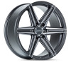 Vossen HF6-2 Matte Gunmetal Wheel 20x9.5 | 6x139.7 BC (HF62-0G04) - fits Chevrolet Silverado 1500 1999-2026, GMC Sierra 1500 1999-2026, Cadillac Escalade 1999-2026, Ram 1500 TRX 2021-2024, Toyota Tacoma 2005-2026