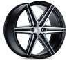 Vossen HF6-2 Matte Black Wheel 22x9.5 | 6x135 BC - fits Ford F-150 2004-2026, Ford F-150 Raptor 2010-2026, Ford Expedition 2003-2026, Lincoln Navigator 2003-2026
