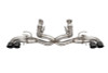 Corsa 2020-2024 Corvette C8 3in (Muffler Delete) Cat-Back 4.5in Black Quad Tips - Deletes NPP / Retains AFM - 21106BLK