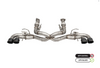 Corsa 2020-2024 Corvette C8 3in (Muffler Delete) Cat-Back 4.5in Black Quad Tips - Deletes NPP / Retains AFM - 21106BLK