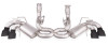 Stainless Works 2020-2024 Chevrolet Corvette C8 6.2L Legend Cat-Back Exhaust w/ Matte Black Tips