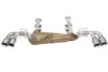 SOUL 2020-2024 Chevrolet C8 Corvette Performance Rear Exhaust - 4in Straight Cut Tips - Signature Satin