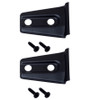 Kentrol 07-18 Jeep Wrangler JK Hood Hinge Overlays Pair- Textured Black