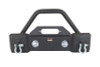 Fishbone Offroad 07-18 Jeep Wrangler JK Stubby Bumper W/Tube Guard - Black Texured Powdercoated