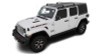 Rhino-Rack 07-22 Jeep Wrangler JK/JL 4 Door Hard Top Vortex SG 2 Bar Roof Rack - Black