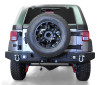 DV8 Offroad 07-18 Jeep Wrangler JK Full Length Rear Bumper w/ Light Holes