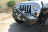 DV8 Offroad 07-18 Jeep Wrangler JK/JL FS-13 Steel Stubby Front Bumper w/ Fog Lights