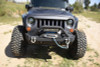 DV8 Offroad 07-18 Jeep Wrangler JK/JL FS-15 Steel Stubby Front Bumper w/ Fog Lights
