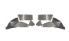 Fishbone Offroad 2018-2025 Jeep Wrangler JL Rear Pair Aluminum Raw Inner Fenders - FB33108R