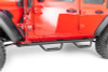 Go Rhino 2018-2025 Jeep Wrangler JLU Dominator Extreme D2 SideSteps - Cab Length - Tex Blk - D24506T