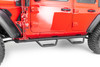Go Rhino Dominator Extreme D2 SideSteps for 2018-2026 Jeep Wrangler JLU, Textured Black - Part #D24506T