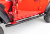 Go Rhino 2018-2025 Jeep Wrangler JLU 4000 Series SideSteps - Cab Length - Black - 4506T