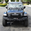 Westin 2018-2025 Jeep Wrangler JL WJ2 Full Width Front Bumper - Textured Black - 59-80105