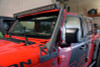 DV8 Offroad 2018-2025 Jeep Wrangler JL Over Windshield Light Bar Bracket - LBJL-01