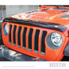Westin 2018-2025 Jeep Wrangler JL Wade Platinum Bug Shield - Smoke - 72-90152