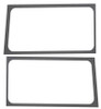 DEI 2018-2025 Jeep Wrangler JL 2DR Leather Look Side Window Kit - Gray - 50271