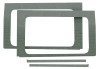 DEI 2018-2025 Jeep Wrangler JL 4-Door Rear Side Window Trim Kit 4-pc - Gray dei050174