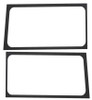DEI 2019+ Jeep Wrangler JL 2DR Leather Look Side Window Kit - Black dei050272