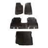 Rugged Ridge Floor Liner Front/Rear/Cargo Black 2018-2025 Jeep Wrangler JL 4 Dr - 12988.05