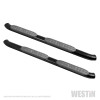 Westin 2018-2025 Jeep Wrangler JL Unlimited 4DR PRO TRAXX 4 Oval Nerf Step Bars - Textured Black - 21-24065