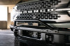 DV8 Offroad 2021-2024 Ford Bronco (Not For Factory Plastic Bumper) Factory Bumper Bull Bar - Black