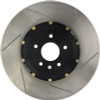 StopTech 09-16 Nissan GT-R Drilled 2-Piece Front Right Side Brake AeroRotor
