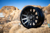 ICON Compression Black Wheel 18x9 | 6x139.7 BC (6x5.5) | +0 Offset - fits Chevrolet Silverado 1500 1999-2026, GMC Sierra 1500 1999-2026, Chevrolet Tahoe 1992-2026, Chevrolet Suburban 1992-2026, GMC Yukon 1992-2026, and 25 more