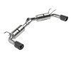 MBRP Exhaust T304 Stainless Steel 2.5" Axle-Back, Dual Rear Exit with Carbon Fiber Tips, Street Profile for 2019-2024 Mazda 3 Hatchback FWD/AWD, 2.5/2.5T - S44503CF