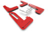 Rally Armor 2023-2024 Honda Civic Type R Red Mud Flap Black Logo